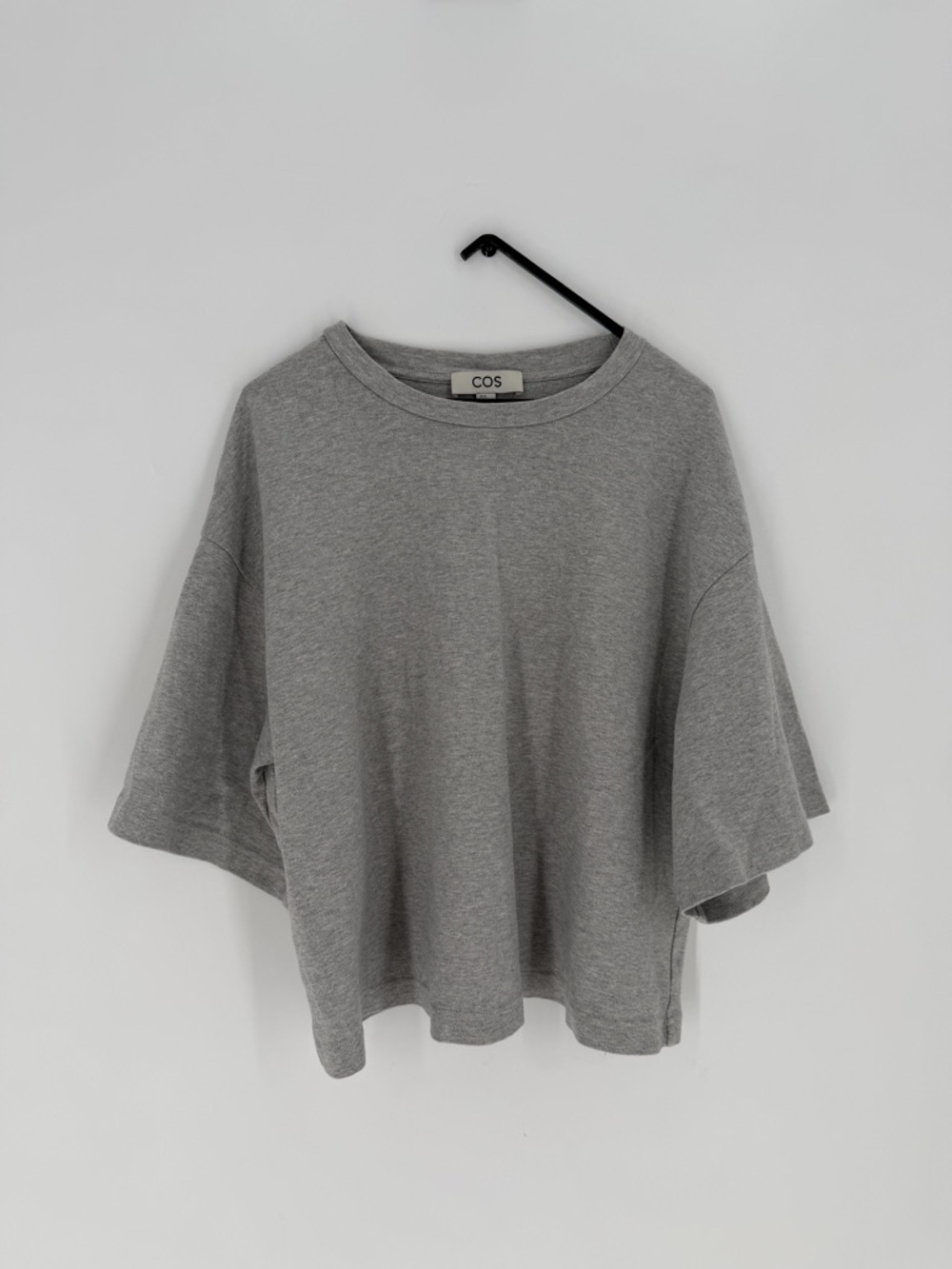 Cos Oversized Boxy Grey T-Shirt